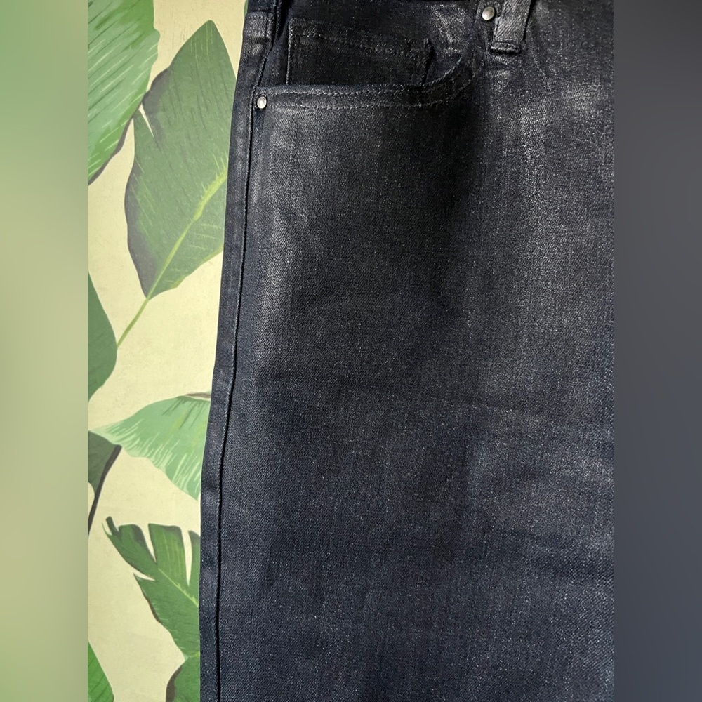Levi’s Mid Rise Bootcut Skinny Dark Wash Shine Jeans Womens 14 M NWT - Picture 6 of 13